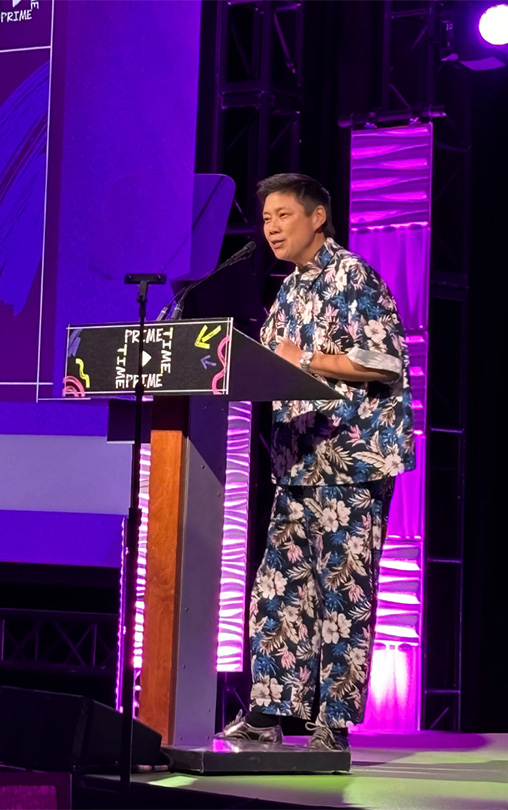 Winnie Luk parle à l'événement PrimeTime